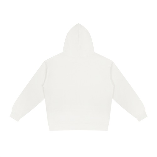 Distressed Lotus Hoodie White