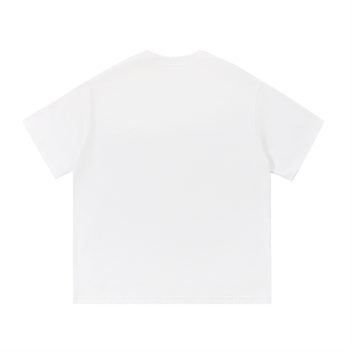 Distressed Lotus Essential Cotton T-Shirt